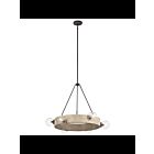 Kichler 44295WWW 6-Lights White Washed Wood 60W 1-Tier Chandelier