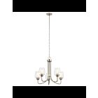 Kichler 44377NICS 5-Lights Brushed Nickel 75W 1-Tier Chandelier
