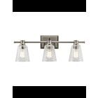Kichler 45097NI 3-Lights Brushed Nickel 100W Vanity Light