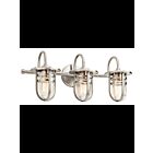 Kichler 45133NI 3-Lights Brushed Nickel 100W Vanity Light