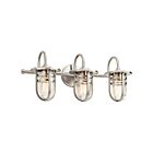 Kichler 45133NI 3-Lights Brushed Nickel 100W Vanity Light
