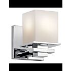 Kichler 45149CH 1-Light Chrome 100W Wall Sconce