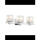 Kichler 45151CH 3-Lights Chrome 100W Vanity Light