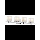 Kichler 45152CH 4-Lights Chrome 100W Vanity Light