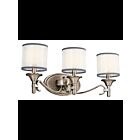 Kichler 45283AP 3-Lights Antique Pewter 60W Vanity Light