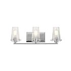 Kichler 45297CH 3-Lights Chrome 100W Vanity Light