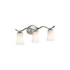 Kichler 45376NI 3-Lights Brushed Nickel 100W Vanity Light