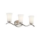 Kichler 45376NIL18 3-Lights Brushed Nickel 10W LED Vanity Light