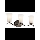 Kichler 45376OZ 3-Lights Olde Bronze 100W Vanity Light