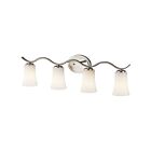 Kichler 45377NI 4-Lights Brushed Nickel 100W Vanity Light