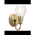 Kichler 45390CLZ 1-Light Classic Bronze 100W Wall Sconce