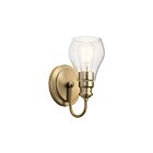 Kichler 45390CLZ 1-Light Classic Bronze 100W Wall Sconce