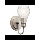 Kichler 45390NI 1-Light Brushed Nickel 100W Wall Sconce