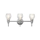 Kichler 45392CH 3-Lights Chrome 100W Vanity Light