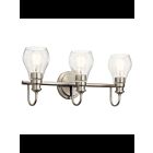 Kichler 45392NI 3-Lights Brushed Nickel 100W Vanity Light