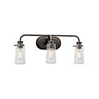 Kichler 45459OZ 3-Lights Olde Bronze 60W Vanity Light