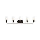 Kichler 45461OZ 5-Lights Olde Bronze 60W Vanity Light