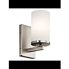 Kichler 45495NI 1-Light Brushed Nickel 100W Wall Sconce