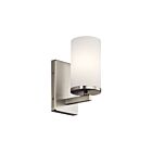 Kichler 45495NI 1-Light Brushed Nickel 100W Wall Sconce