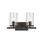 Kichler 45496OZCLR 2-Lights 200W Olde Bronze Vanity Light
