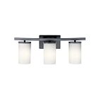 Kichler 45497BK 3-Lights Black 100W Vanity Light