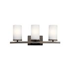 Kichler 45497OZ 3-Lights Olde Bronze 100W Vanity Light