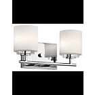 Kichler 45501CH 2-Lights Chrome 50W Vanity Light