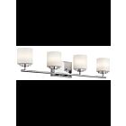 Kichler 45503CH 4-Lights Chrome 50W Vanity Light