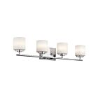 Kichler 45503CH 4-Lights Chrome 50W Vanity Light