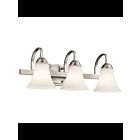 Kichler 45513NIL18 3-Lights Brushed Nickel 10W LED Vanity Light