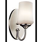Kichler 45568NI 1-Light Brushed Nickel 100W Wall Sconce