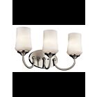 Kichler 45570NI 3-Lights Brushed Nickel 100W Vanity Light