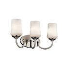 Kichler 45570NI 3-Lights Brushed Nickel 100W Vanity Light