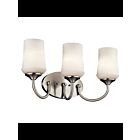 Kichler 45570NIL18 3-Lights Brushed Nickel 10W LED Vanity Light