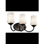 Kichler 45570OZ 3-Lights Olde Bronze 100W Vanity Light