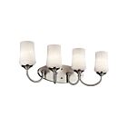 Kichler 45571NI 4-Lights Brushed Nickel 100W Vanity Light