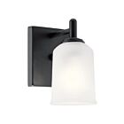 Kichler 45572BK Shailene 1-Light Black 100W Wall Sconce