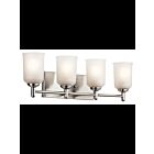 Kichler 45575NI 4-Lights Brushed Nickel 100W Vanity Light