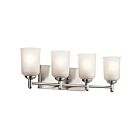 Kichler 45575NI 4-Lights Brushed Nickel 100W Vanity Light