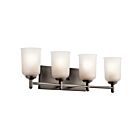Kichler 45575OZ 4-Lights Olde Bronze 100W Vanity Light