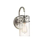 Kichler 45576NI 1-Light Brushed Nickel 100W Wall Sconce