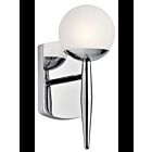 Kichler 45580CH 1-Light Chrome 50W Wall Sconce