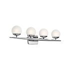 Kichler 45583CH 4-Lights Chrome 50W Vanity Light