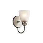 Kichler 45637NI 1-Light Brushed Nickel 100W Wall Sconce
