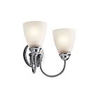 Kichler 45638CH 2-Lights Chrome 100W Vanity Light