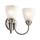 Kichler 45638NIL18 2-Lights Brushed Nickel 10W LED Vanity Light