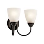 Kichler 45638OZL18 2-Lights Olde Bronze 10W LED Vanity Light