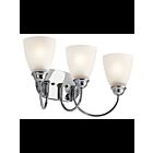 Kichler 45639CH 3-Lights Chrome 100W Vanity Light