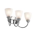 Kichler 45639CH 3-Lights Chrome 100W Vanity Light