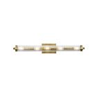Kichler 45650NBR 5-Lights Natural Brass 40W Linear Vanity Light